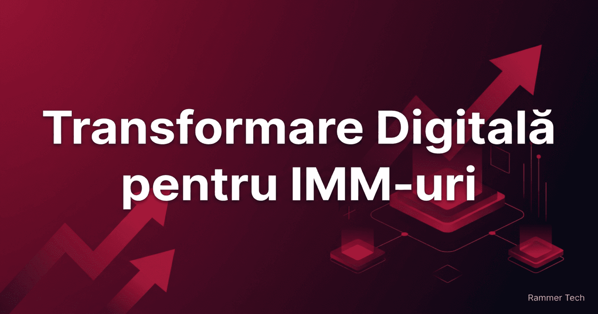 Transformare digitală pentru IMM-uri: de unde să începi